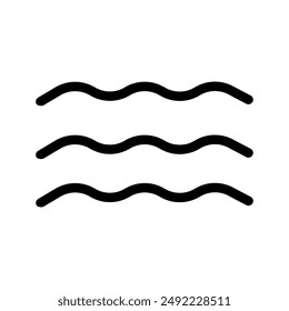 Beach icon vector. Resort illustration sign. Vacation symbol or logo.
