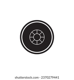 beach icon vector template illustration logo design