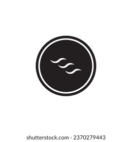 beach icon vector template illustration logo design