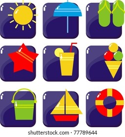 beach icons