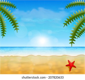 Beach Illustration