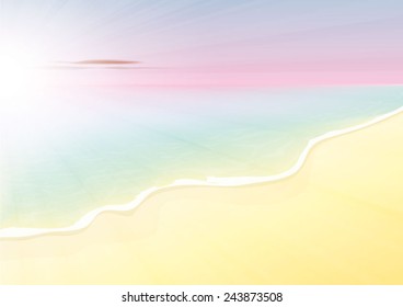 Beach illustration