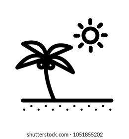 Beach illustration, holiday