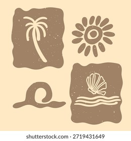 Ilustración de playa Vector Clip Clip arte 447