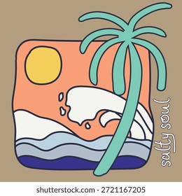 Ilustración de playa Vector Clip Clip arte 461