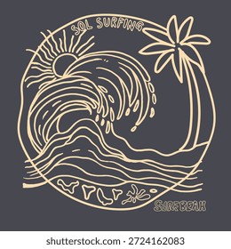 Beach illustration vector clip art 479