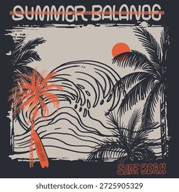 Beach illustration vector clip art 487
