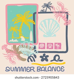 Praia ilustração vetorial clip art 486