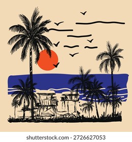 Playa ilustración Vector Clip arte 489