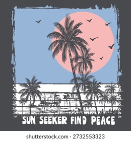 BEACH illustration vector clip art 525