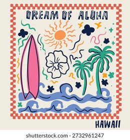 BEACH illustration vector clip art 528