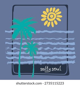Beach illustration vector clip art 538