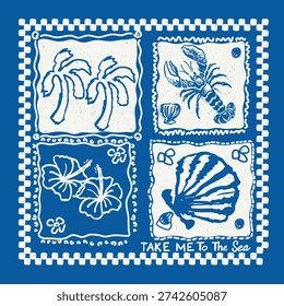Beach illustration vector clip art 559