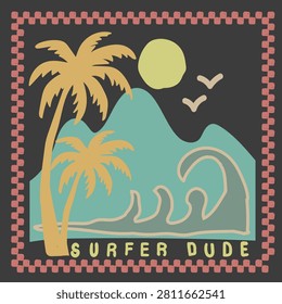 Beach illustration vector clip clip art  645