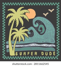 Beach illustration vector clip clip art  645