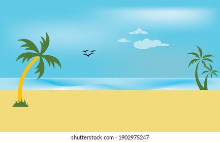 Strandbild für Design-Hintergrund.