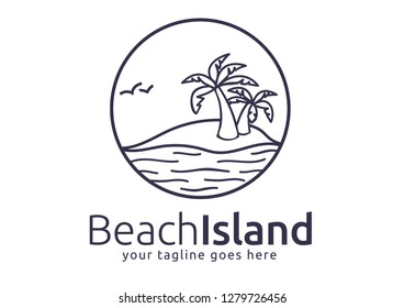 beach island logo