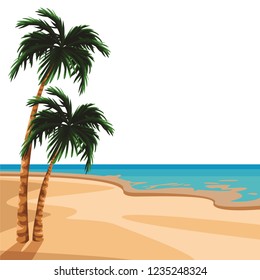 Beach and island scenery