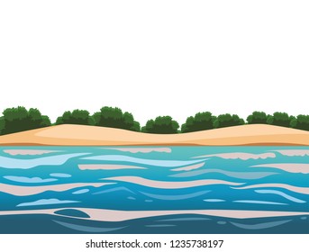 Beach and island scenery
