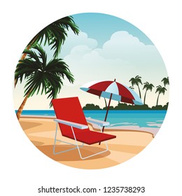 Beach and island scenery