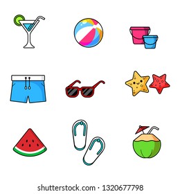 Beach Item Vector Symbol