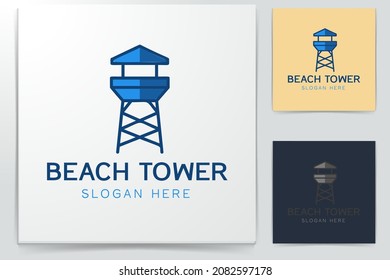 beach lifeguard logo design inspiration