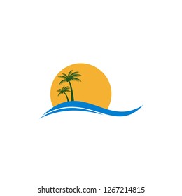 beach logo concept