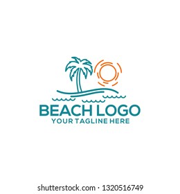 Beach Logo Design