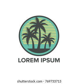 Beach logo design