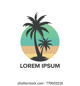 Beach logo design