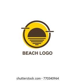 Beach logo design