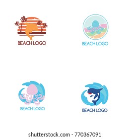 Beach logo design