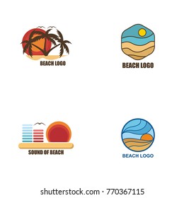 Beach logo design
