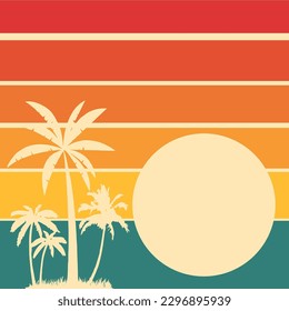 	
Ilustración vectorial de diseño de logotipo de playa