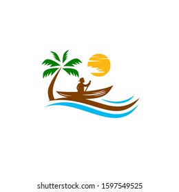 Beach Logo Images Stock Vectors