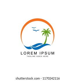 Beach Logo Template