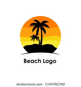 beach logo template