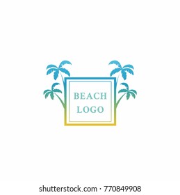 Beach Logo Vector