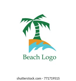 Beach Logo Vector