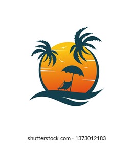 Tropical Beach Poster Stock Vector (Royalty Free) 625459622 | Shutterstock