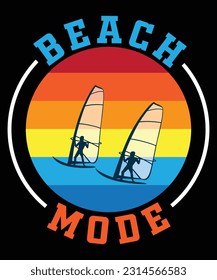 Beach-Mode-T-Shirt, Beach-Vibes-T-Shirt, Beach-T-Shirt