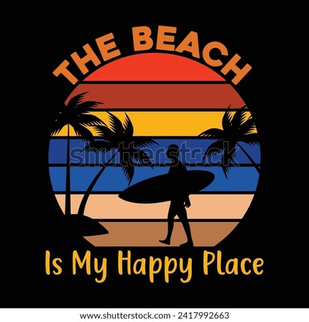 THE BEACH IS MY HAPPY PLACR