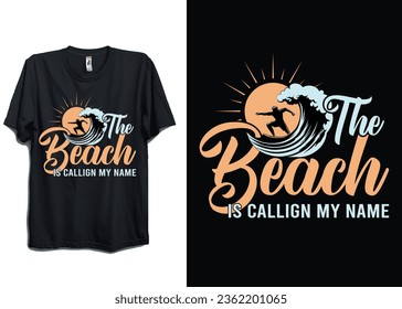 BEACH, OCEAN, SEA TSHIRT DESIGN