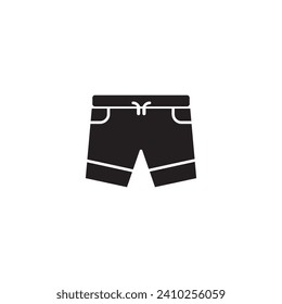 diseño de logotipo de ilustraciones vectoriales de los pantalones de playa