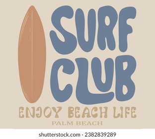 Beach Paradise Print t shirt graphics design, typography slogan on palm trees background. Summer beach vibes. Ocean wave modern art. Surf club. enjoy beach life. 