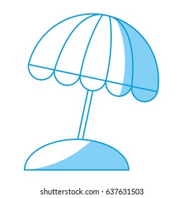 beach parasol icon