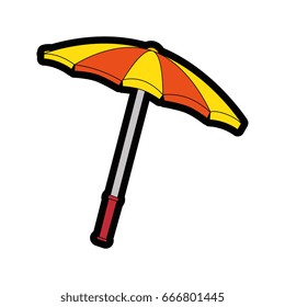 beach parasol icon