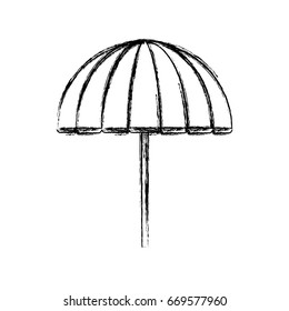 beach parasol icon 