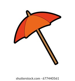 beach parasol icon
