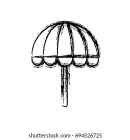 beach parasol icon